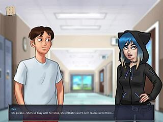 I enjoy summertime saga episode 33 with its anime style