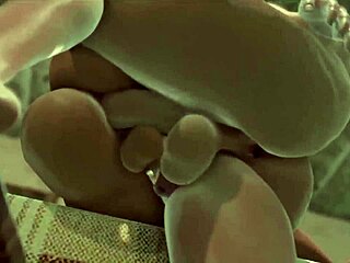 3D Futanari Anal Penetration Scene