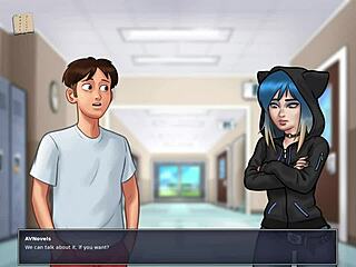 I enjoy summertime saga episode 33 with its anime style