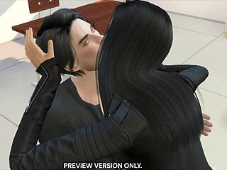 Damon And Elena Classroom Scene In 3D Hentai