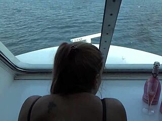 Fast doggystyle pounding big ass on cruise