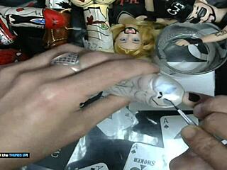 Little Grey Alien Finishes Painting With Dildo Art Business