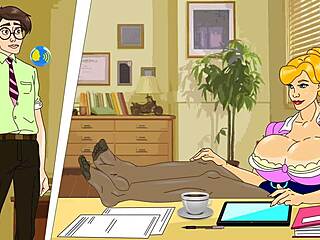 during the job interview, things turned into a sexy game