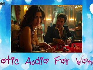 a guy keeps beating a girl in a poker game then he fucks her on the hotel bed poker sex audio story for men and women