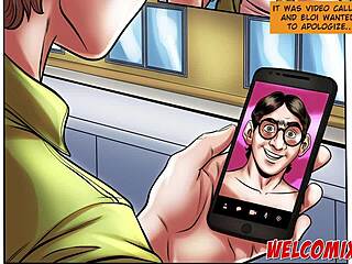 Nerd Performs Anal Sex On Big Butt Woman Via Video Call