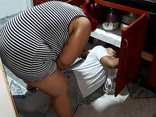 Emotional Encounter with Latina Milf and Her Monster Cock Lover