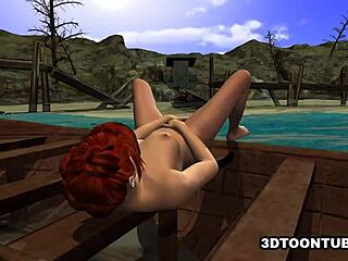 Foxy 3D Babe Gets Licked on Boat. Want to Join?