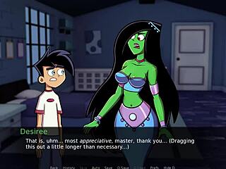 Danny phantom gets a green handjob from amity in arab costume