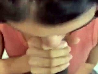 Intense orgasm from mature indian blowjob.