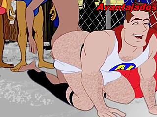 I love this gay hero with his massive ass in the drawing, it's so exciting.