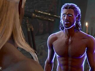 baldurs gate 3 gale romance gay sex scene