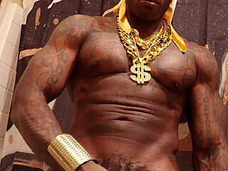 Brunette worships big black hairy monster cock in neighborhood scene