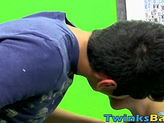 i watch two handsome twinks in an intimate bareback moment