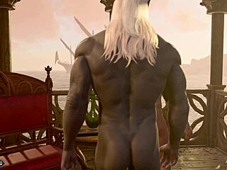 baldurs gate 3 gale romance gay sex scene