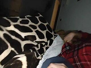 Wife Rides Friend's Big Cock in Pajamas While Husband Watches!