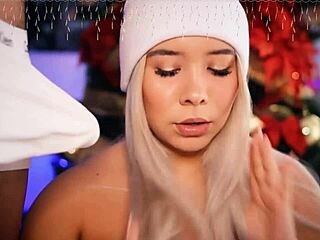 Beautiful Blonde Coed Teases Webcam with Small Tits and Submissive Acts.