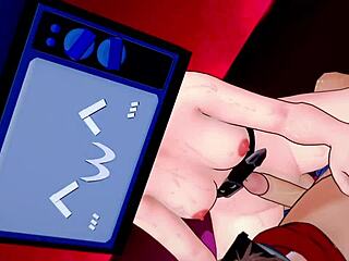 The TV woman desires sex before bedtime