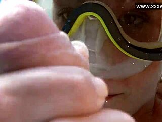 I gave Minnie Manga a wild underwater blowjob session