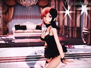 Neo RWBY MMD in Sexy Lingerie Display