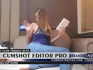 Hot teen 18+ farting loudly in tight jeans