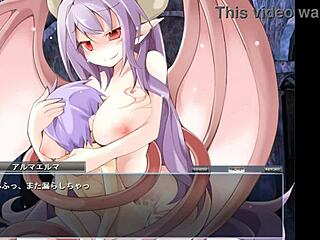 Look at Alma Elma's Big Tits in Hentai Game!