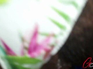 Bold quickie with girlfriend in office, clothes ripped, wet and tight pussy dripping.