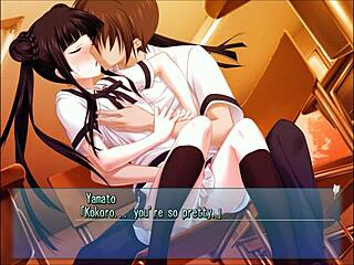 I-I kissed the schoolgirl in Majikoi S anime