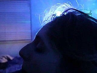 sexy skinny brunette sucks and fucks a big black cock then swallows cumshot.