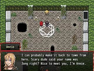 Farmer's Daughter Plays With Furry Horsecock Dildo In Hentai Game