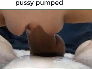Rubbing And Fucking Her Wet Pussy To Creampie