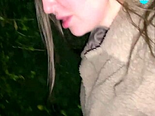 Cracky, the milf pornstar, forgets objects in her shaved pussy during public fun with friends