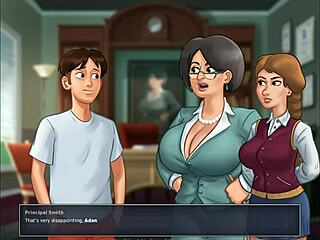 summertime saga part 01 with black milf blonde teen brunette tits fantasy ebony big ass