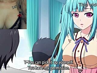 student asks, 'can i fuck my teacher in school?' in this hentai