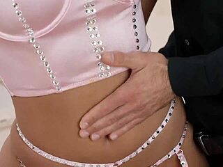 bound teen girl has intense orgasms on big cock