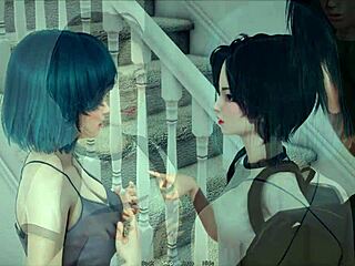 My bully becomes my lover in this teen game with small tits