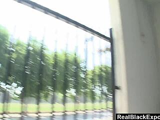 Sexy ebony Misty Stone is getting the fuck of her life with that monster cock