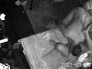 What secrets do hotel cameras catch with amateur wives?