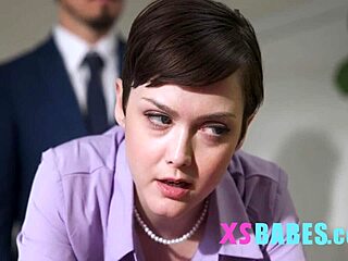 i can't resist the sexual tension with my petite 18+ secretary