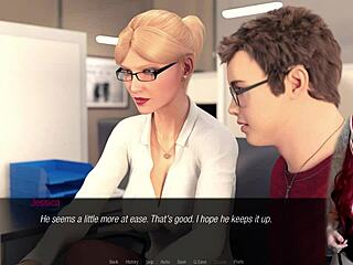 jessica oneil in lingerie teasing in hard news ep 19 with big tits and stockings