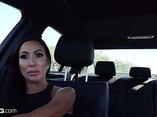 Real Milf Tiffany Brookes Sucks Dick in Public POV