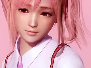Honoka Teases in Doa5 Gravure Studio Scene