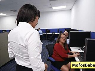 Big tit milf fucked hard at work and enjoy nasty facial in the break room - sasha pearl parker ambrose