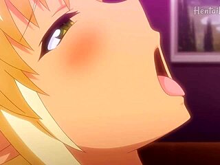 linda chica rubia en la playa hentai