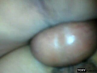 Rough anal fucking with cum in asshole