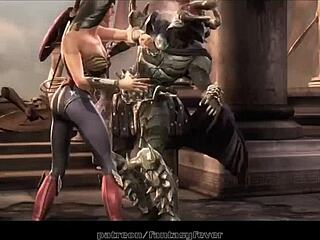 i watch wonder woman and ares in a compilation of their adventures