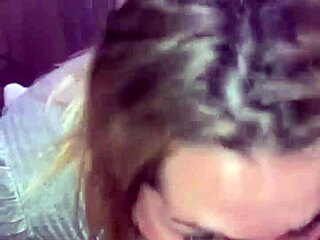 Blonde slut deepthroats cock for ten minutes in gay scene