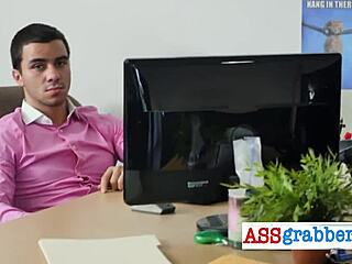 Hardcore Bareback Sex At The Office!