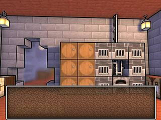 In this parody, we give our girl a golden bikini in hornycraft.