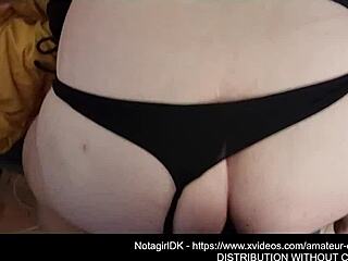 Notagirldk teases with fat ass fucked bareback and with condom in short clips