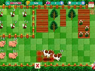 Femdom and creampie action in Nutaku's country-themed hentai game